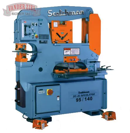 Scotchman 95 Ton Dual Operator Ironworker, Model DO 95/140-24M, 480 Volt / 3 Phase - NEW - Main Image 1