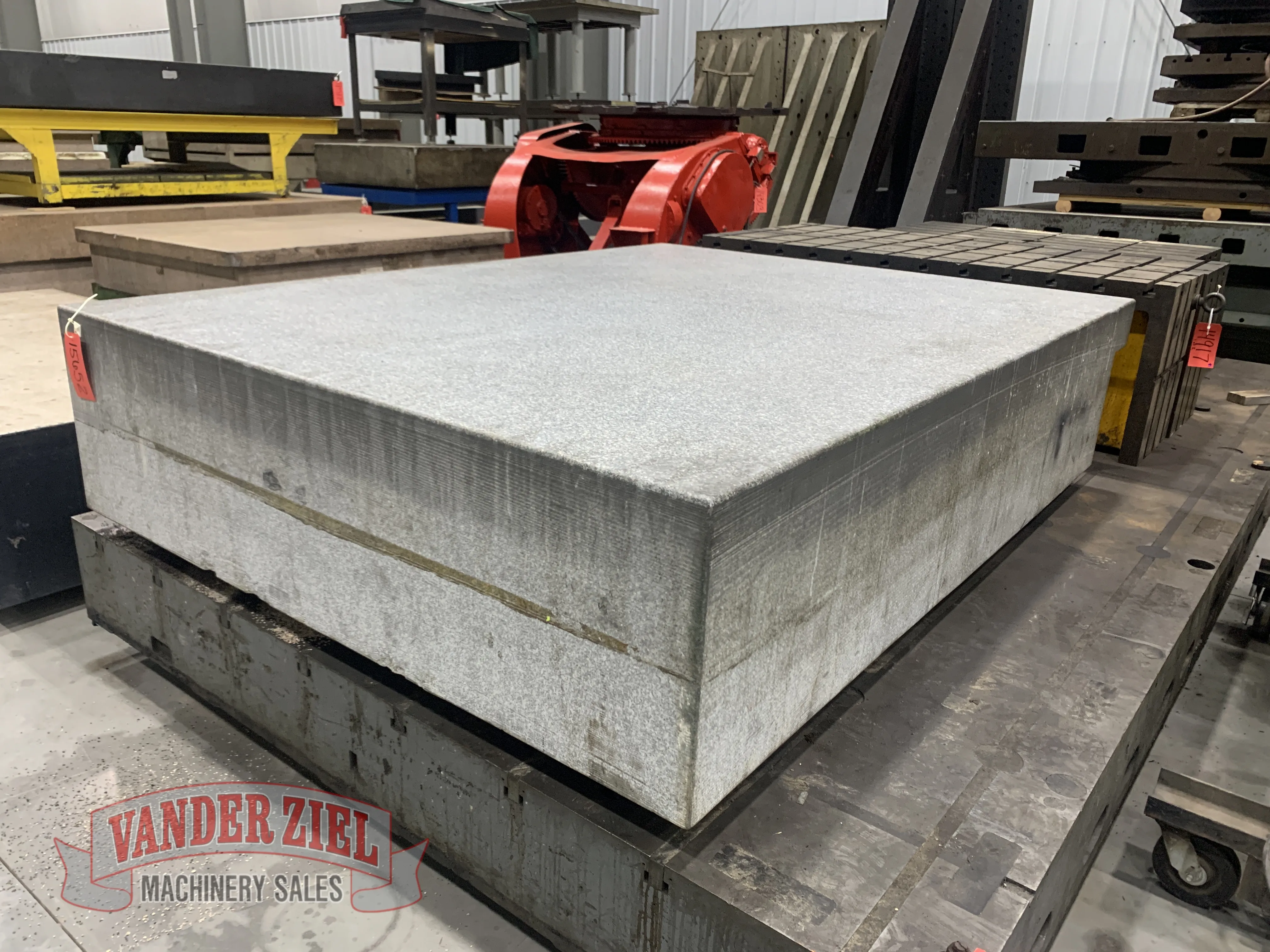 Granite 95 1/4" x 71 1/2" x 20" Thick Surface Plate - Main Image 1