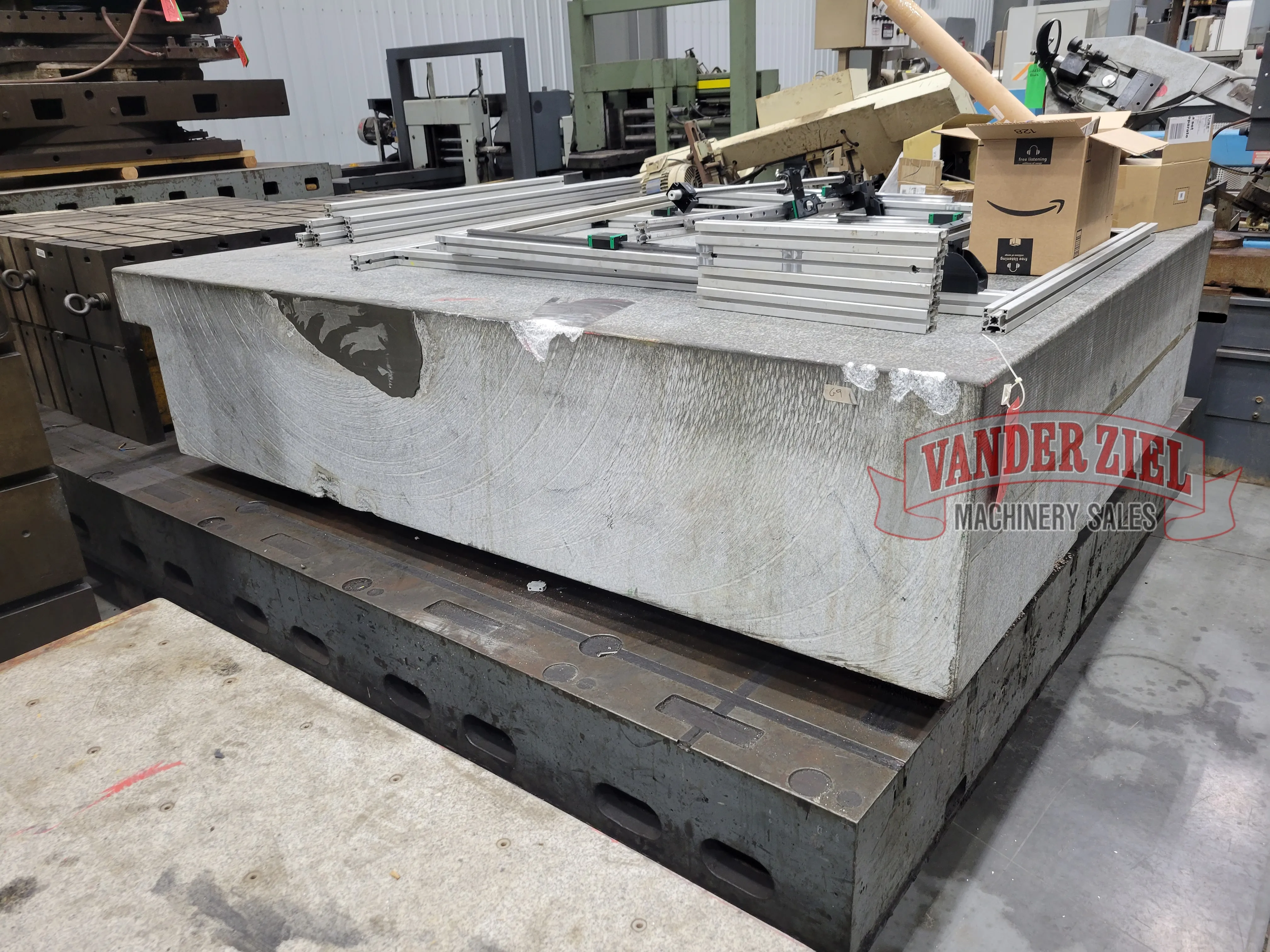 Granite 95 1/4" x 71 1/2" x 20" Thick Surface Plate - Prefetch Image 34851