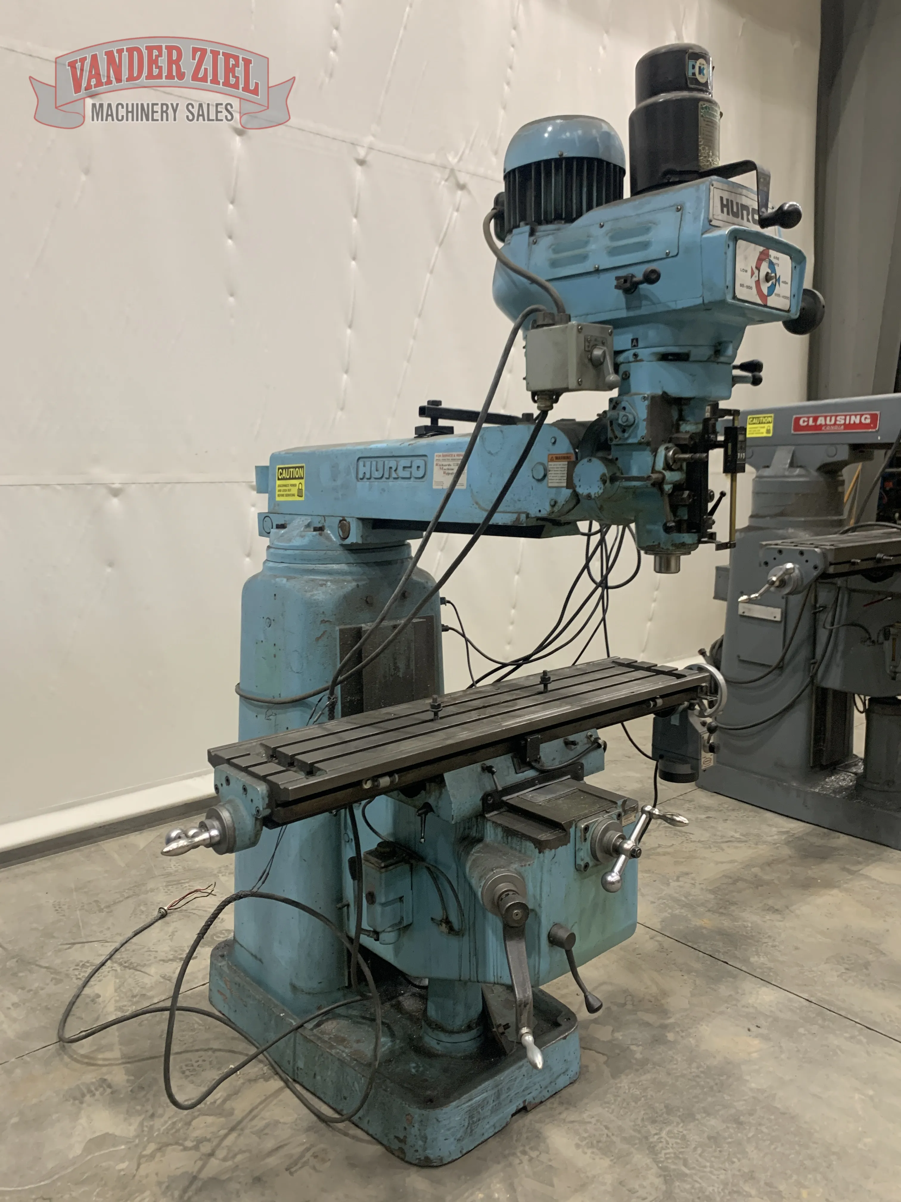 Hurco Vertical Knee Mill, 11” x 48” Table, Model SM-1 - Prefetch Image 34867