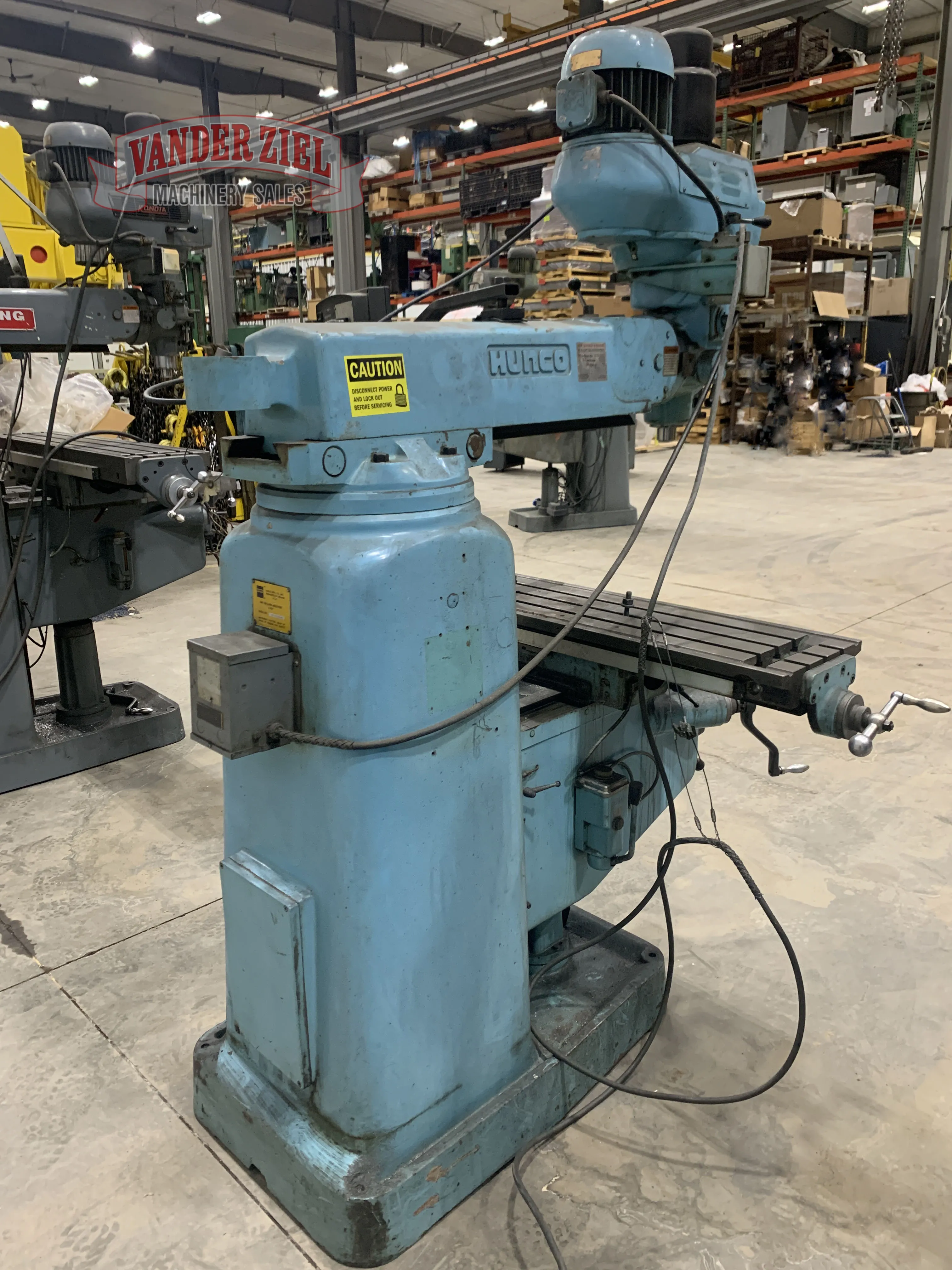 Hurco Vertical Knee Mill, 11” x 48” Table, Model SM-1 - Prefetch Image 34869