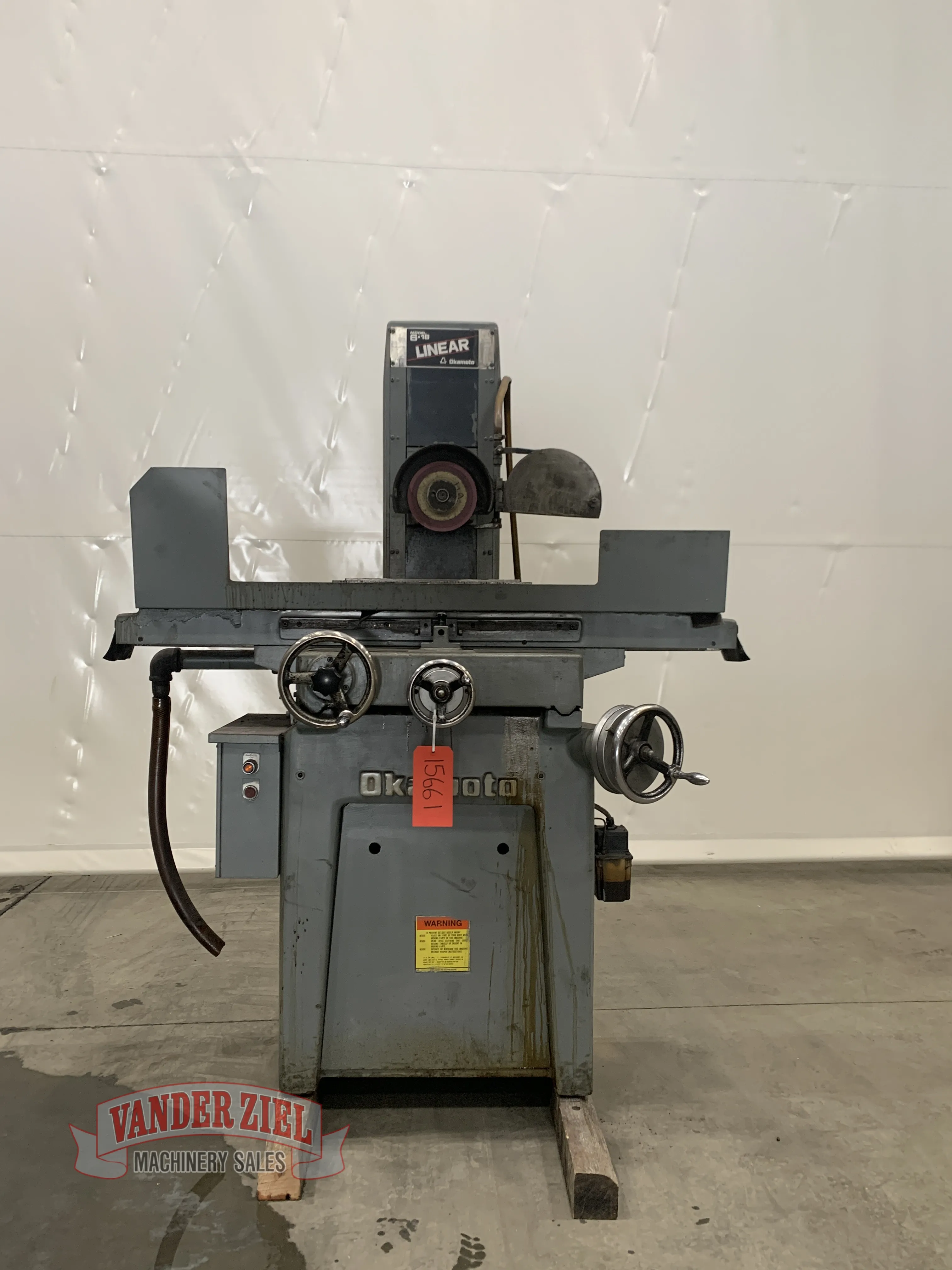 Okamoto 6” x 18” Hand Surface Grinder, Model PFG-618 - Main Image 1