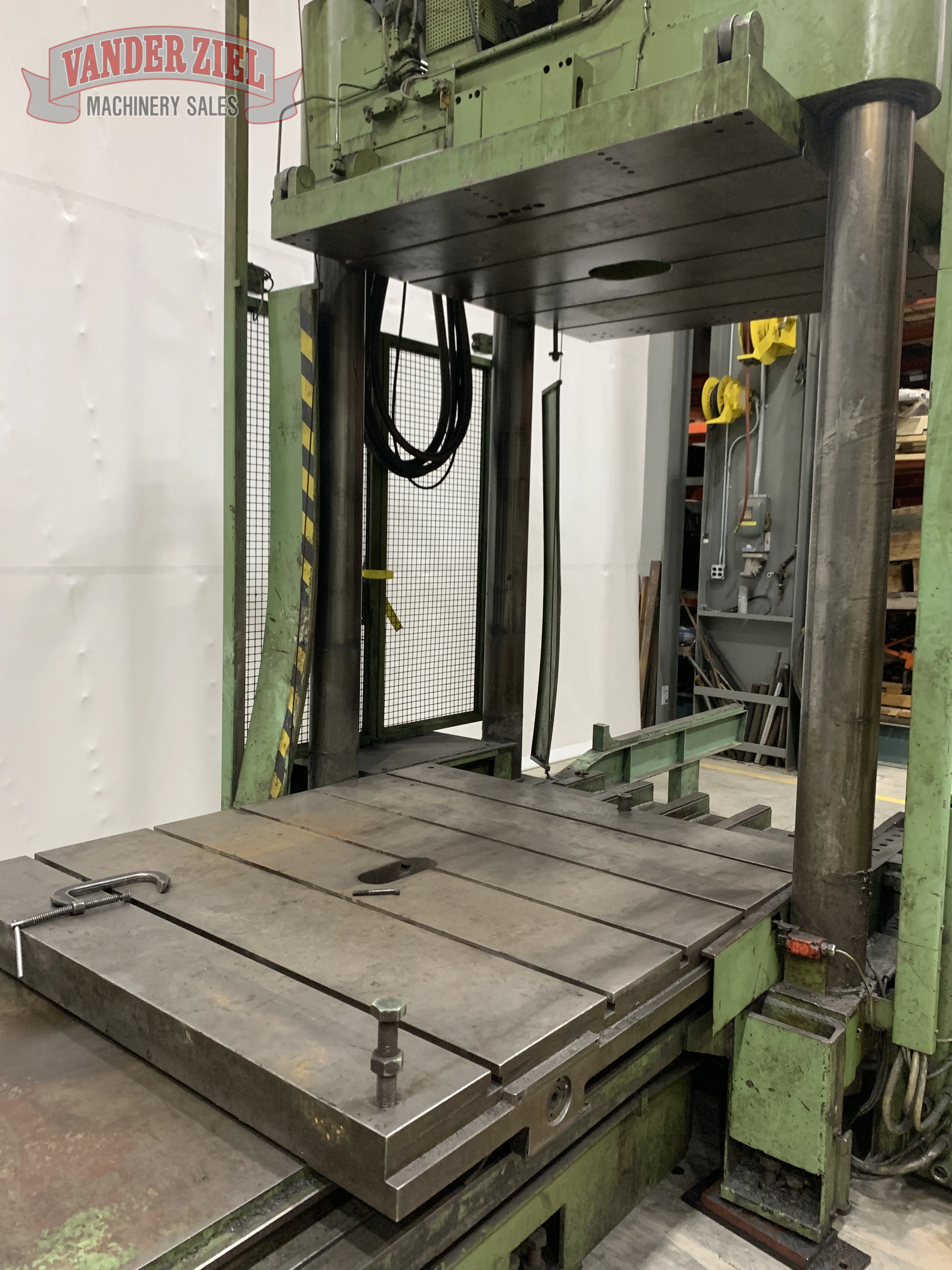Reis 110 Ton 4-Post Hydraulic Spotting Press, Model TUS160 0K-100, 03.141.00 - Prefetch Image 34936