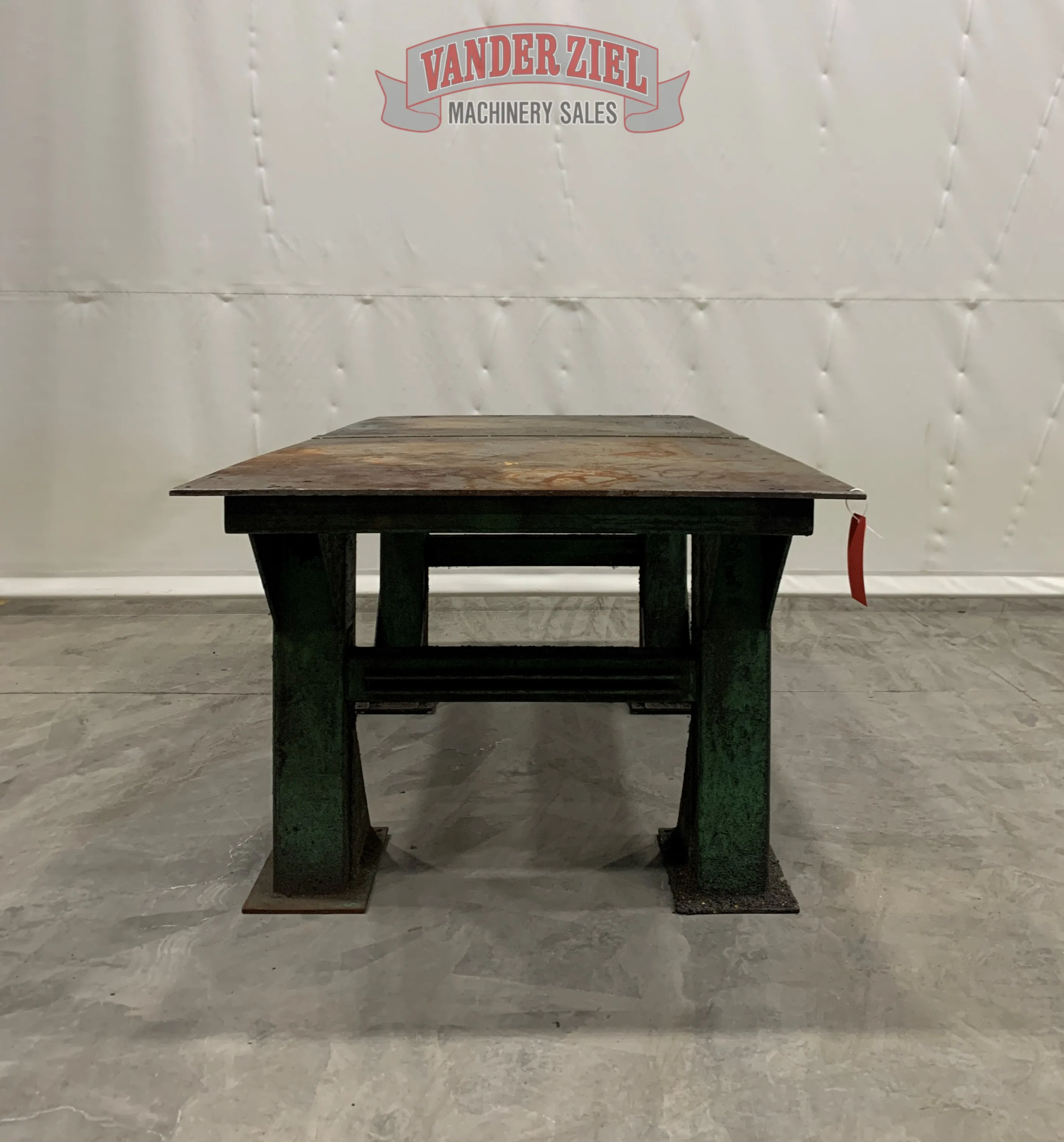 96 1/2" x 48 1/4" Welding Table, 36 1/2" High - Prefetch Image 35018