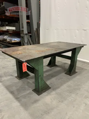 96 1/2" x 48 1/4" Welding Table, 36 1/2" High - Gallery Thumbnail 3