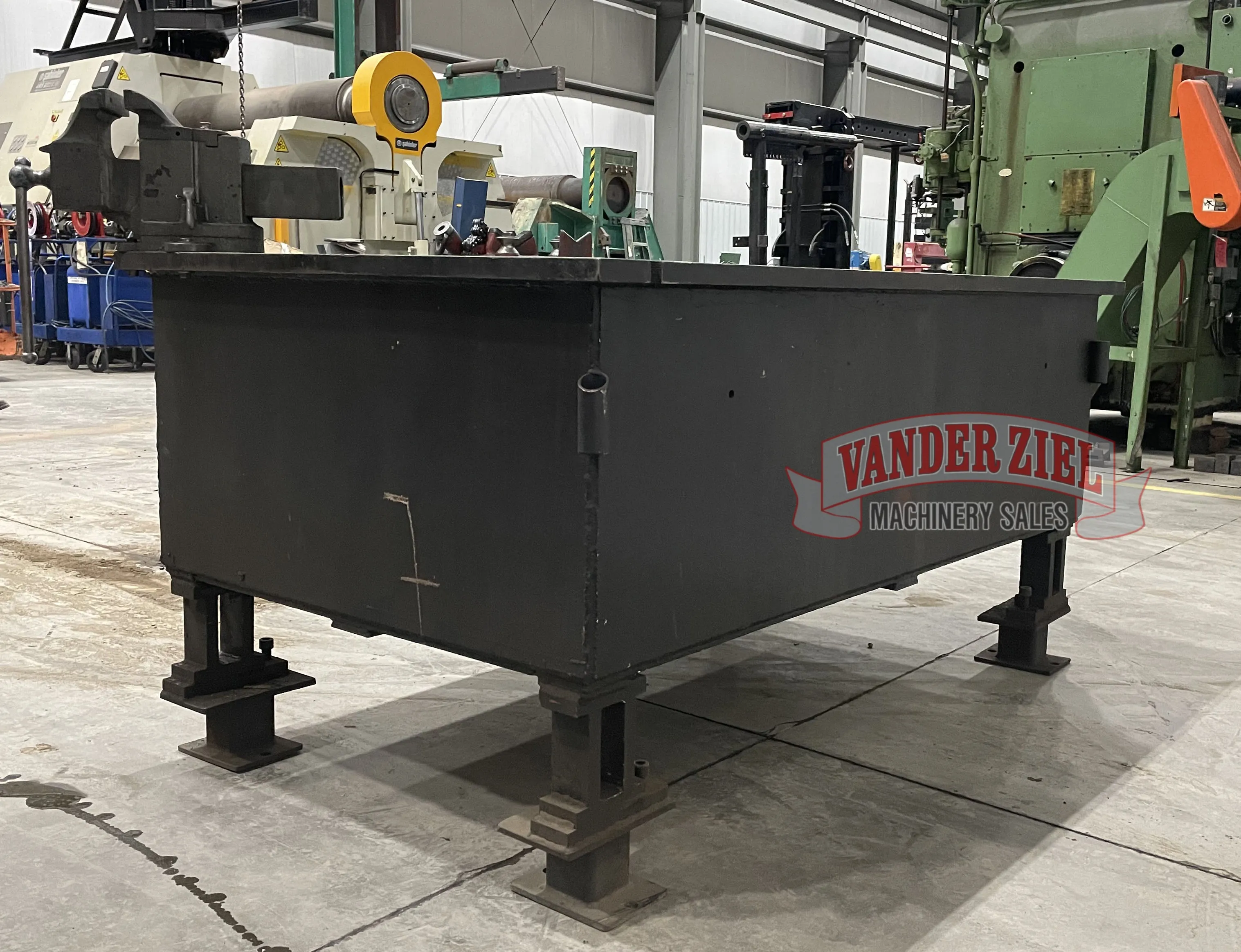 78" x 48" Welding Table, 38 1/2" High - Prefetch Image 35212