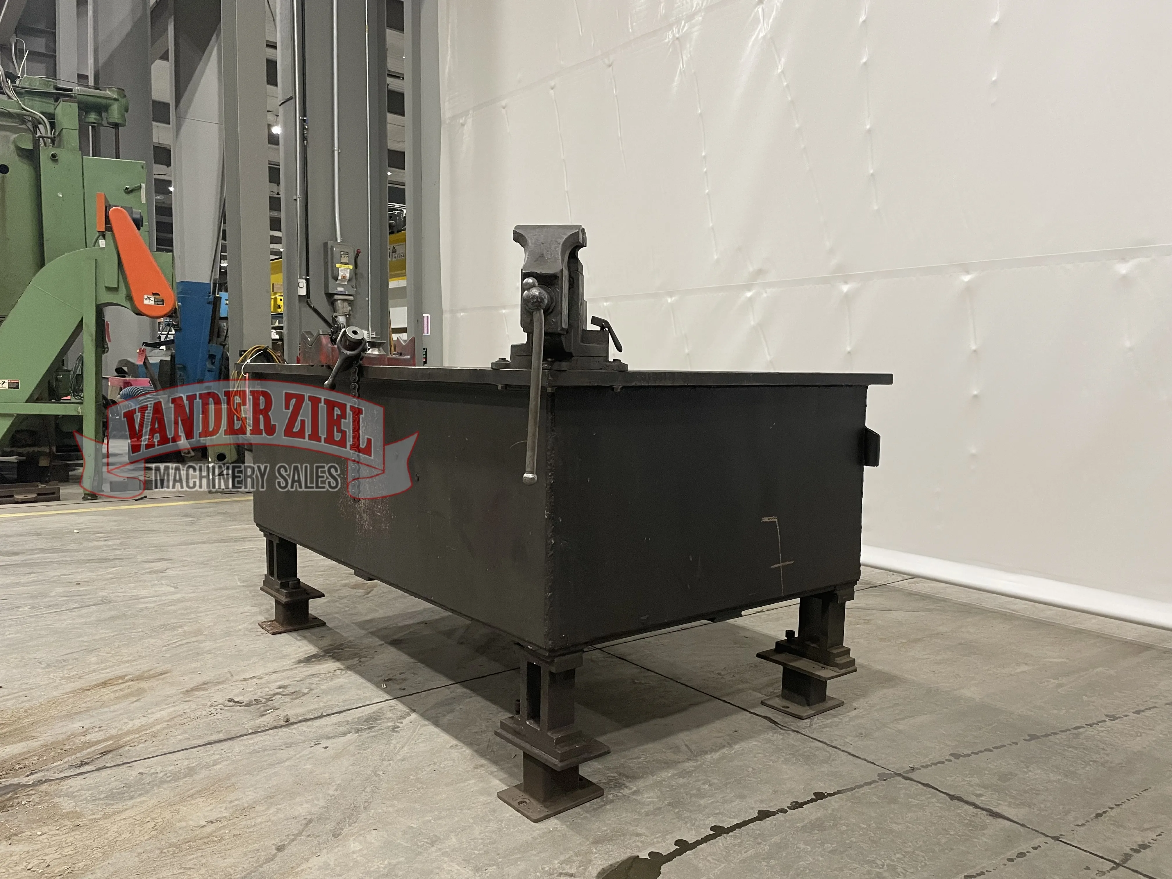 78" x 48" Welding Table, 38 1/2" High - Prefetch Image 35213