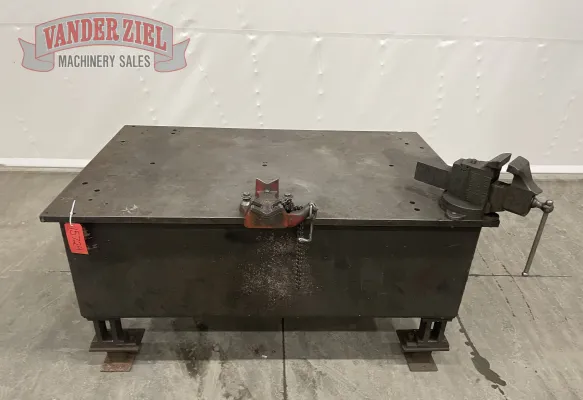 78" x 48" Welding Table, 38 1/2" High - Gallery Thumbnail 5