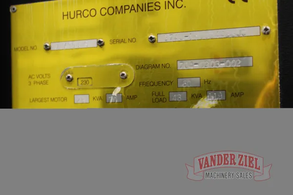 Hurco VMX30UHS 5-Axis Machining Center, 2014 - Gallery Thumbnail 5