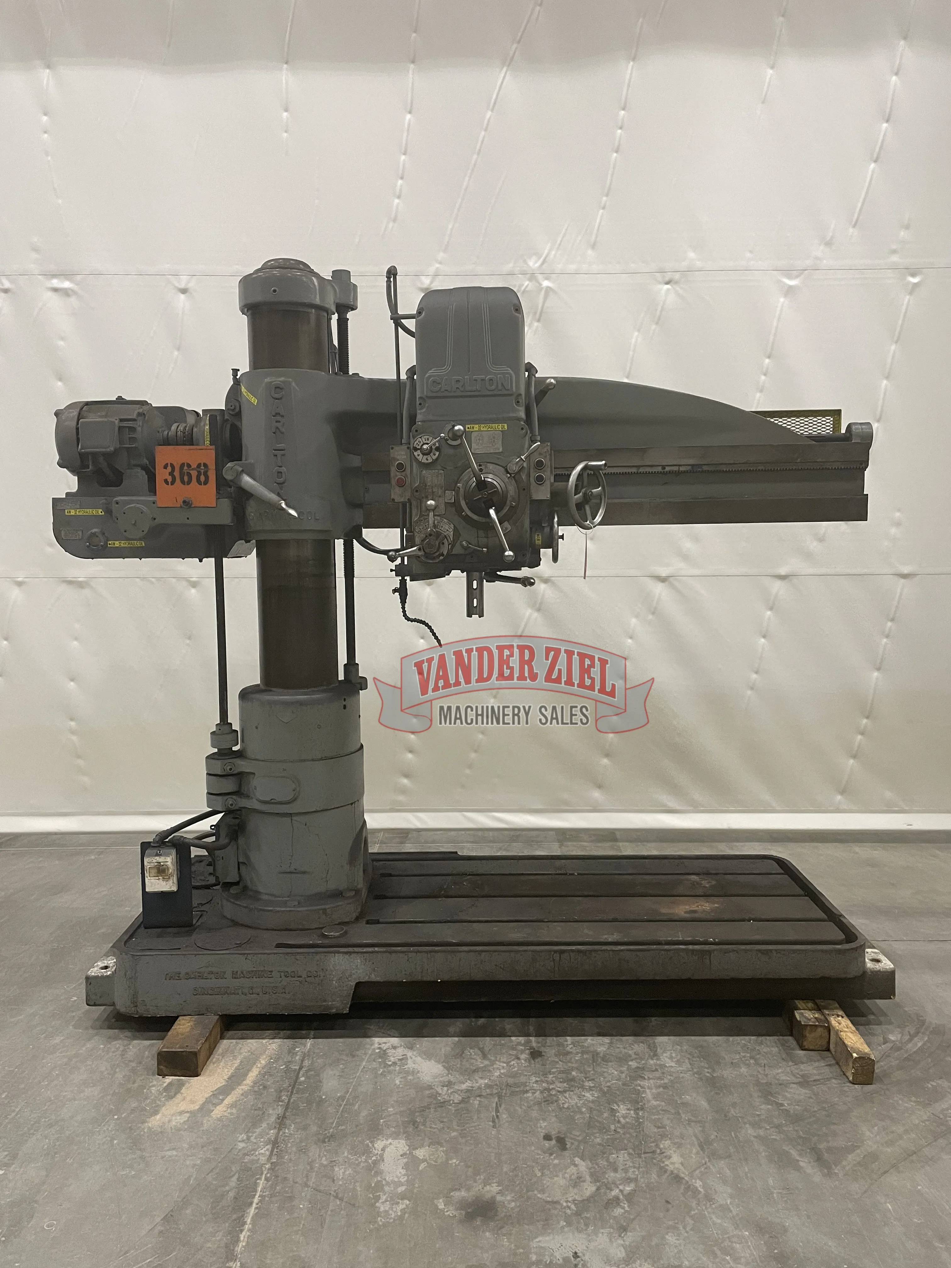 Carlton 5’ x 11” Radial Drill, Model 1A - Main Image 1