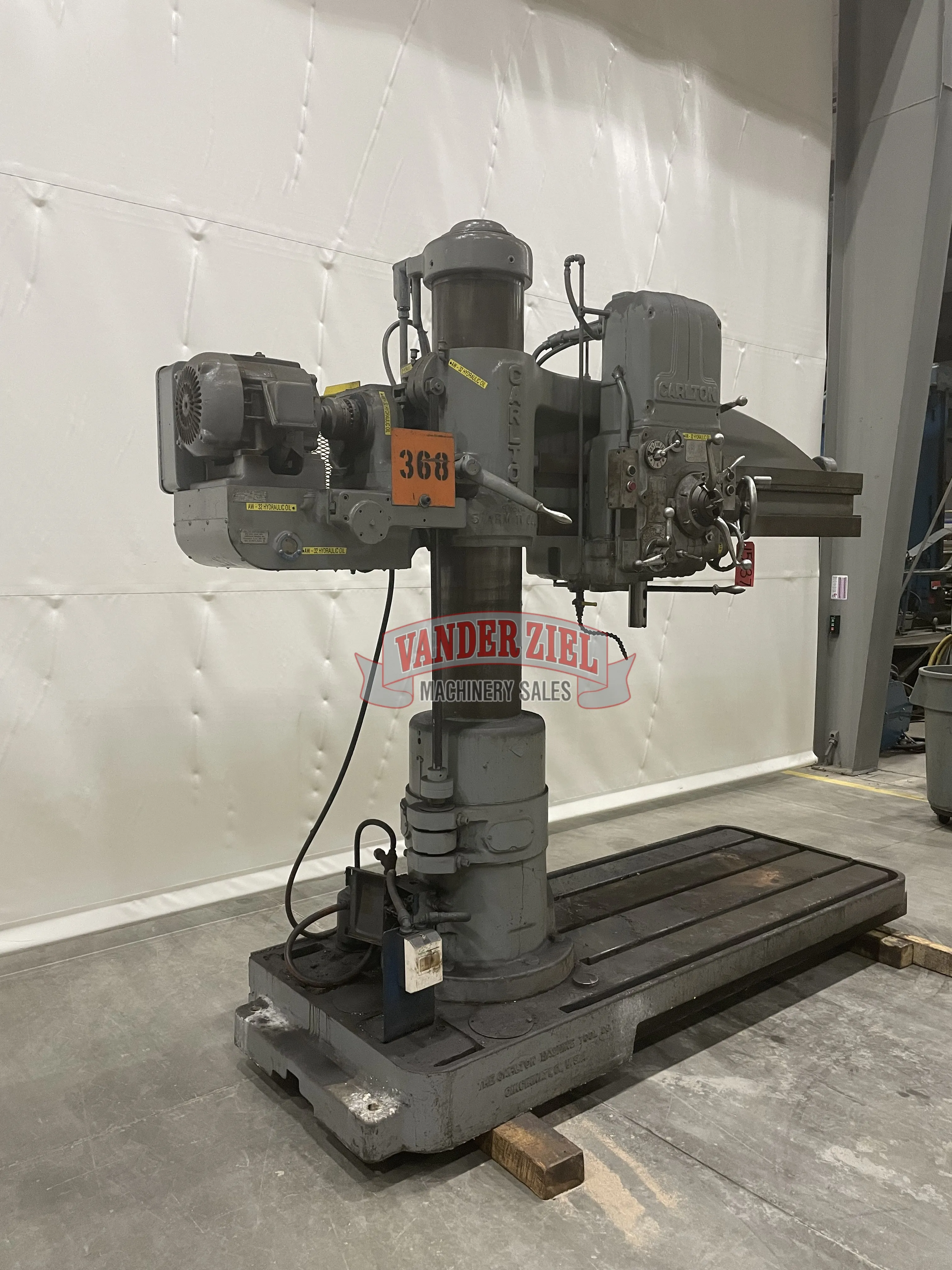 Carlton 5’ x 11” Radial Drill, Model 1A - Prefetch Image 35760