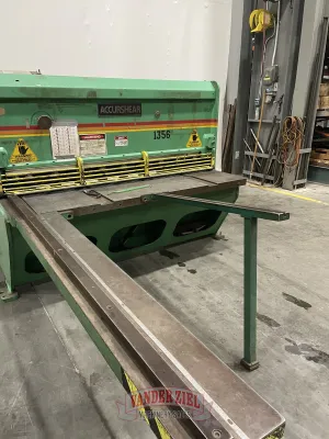 Accurshear 6’ x 10 Gauge Low Profile Hydraulic Shear, Model 61356 - Gallery Thumbnail 3
