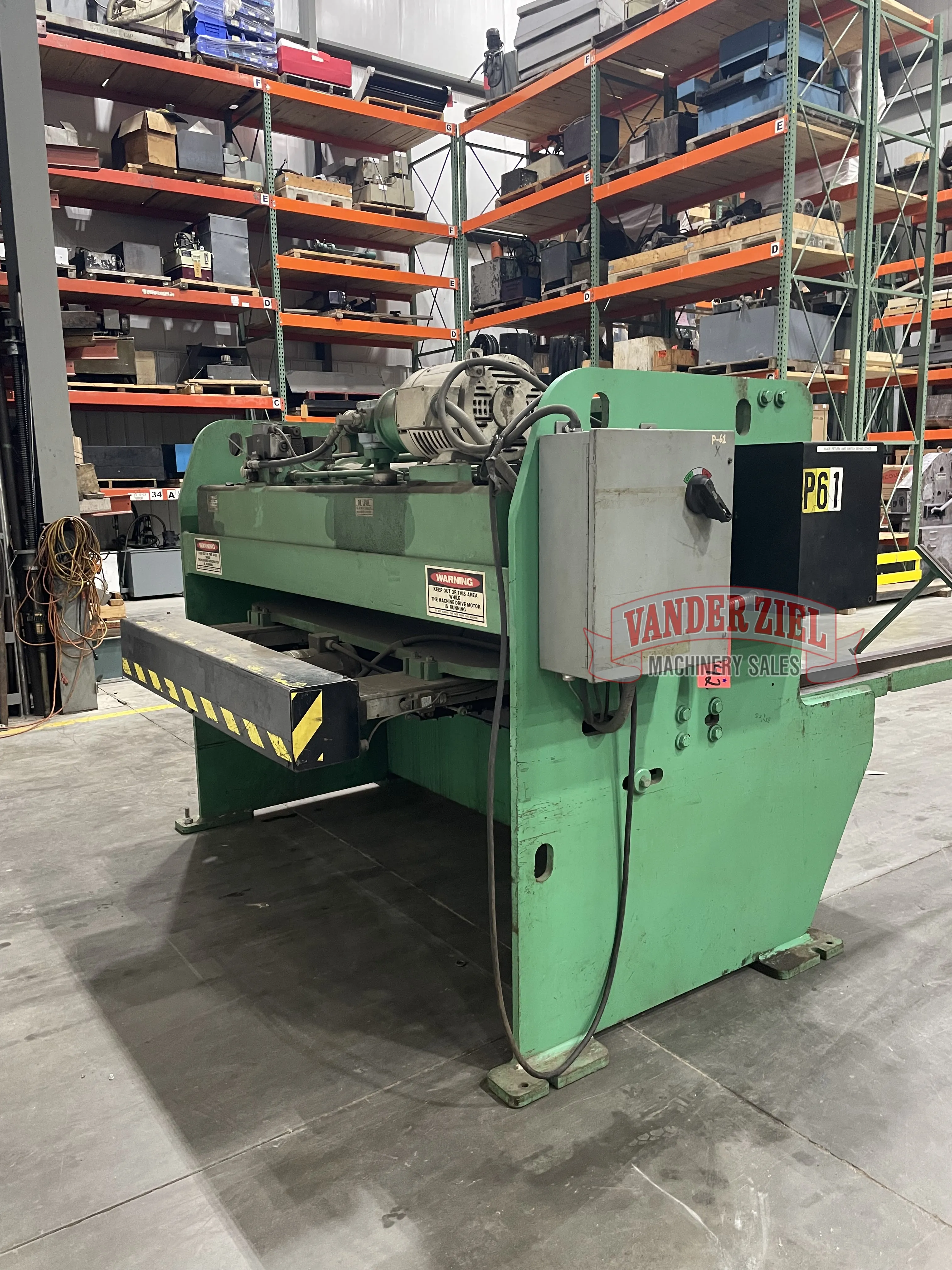 Accurshear 6’ x 10 Gauge Low Profile Hydraulic Shear, Model 61356 - Prefetch Image 35811