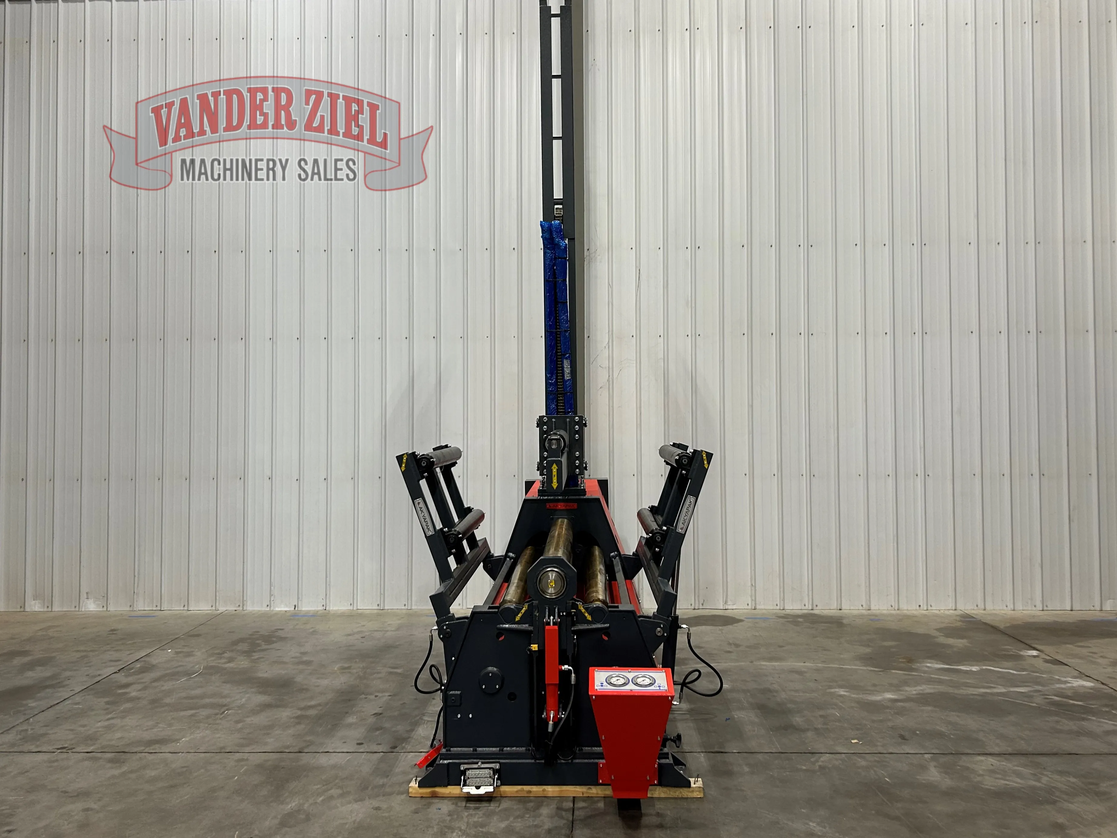 Akyapak 5' x 1/4" Four Roll Hydraulic Plate Bending Roll with Top and Side Supports, Model AHS 15/04 - NEW - Prefetch Image 36164