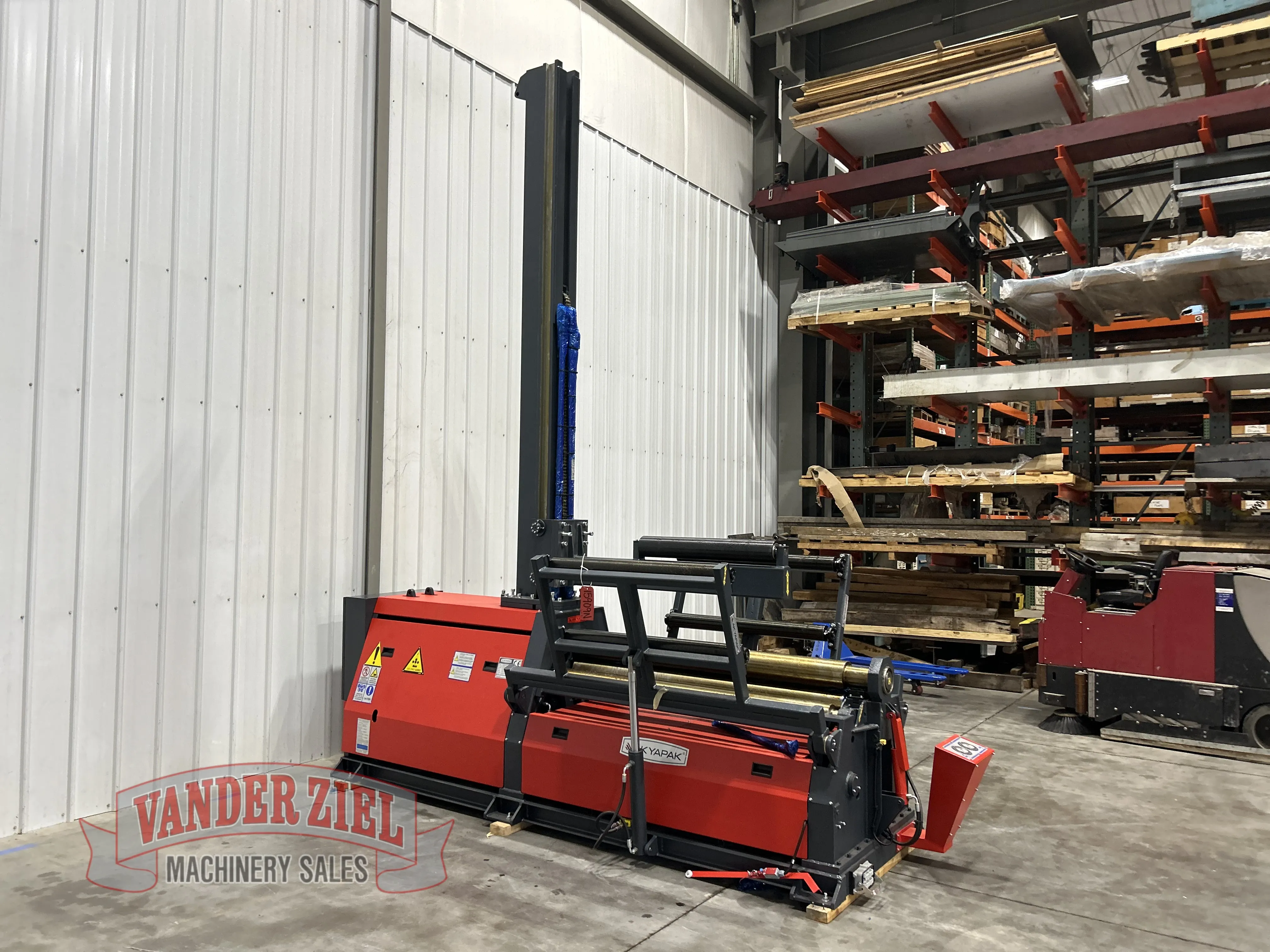 Akyapak 5' x 1/4" Four Roll Hydraulic Plate Bending Roll with Top and Side Supports, Model AHS 15/04 - NEW - Prefetch Image 36166