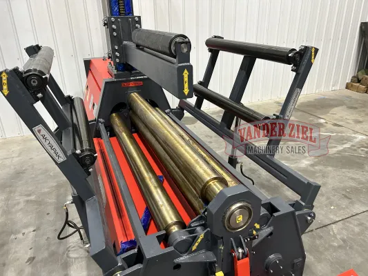 Akyapak 5' x 1/4" Four Roll Hydraulic Plate Bending Roll with Top and Side Supports, Model AHS 15/04 - NEW - Gallery Thumbnail 5