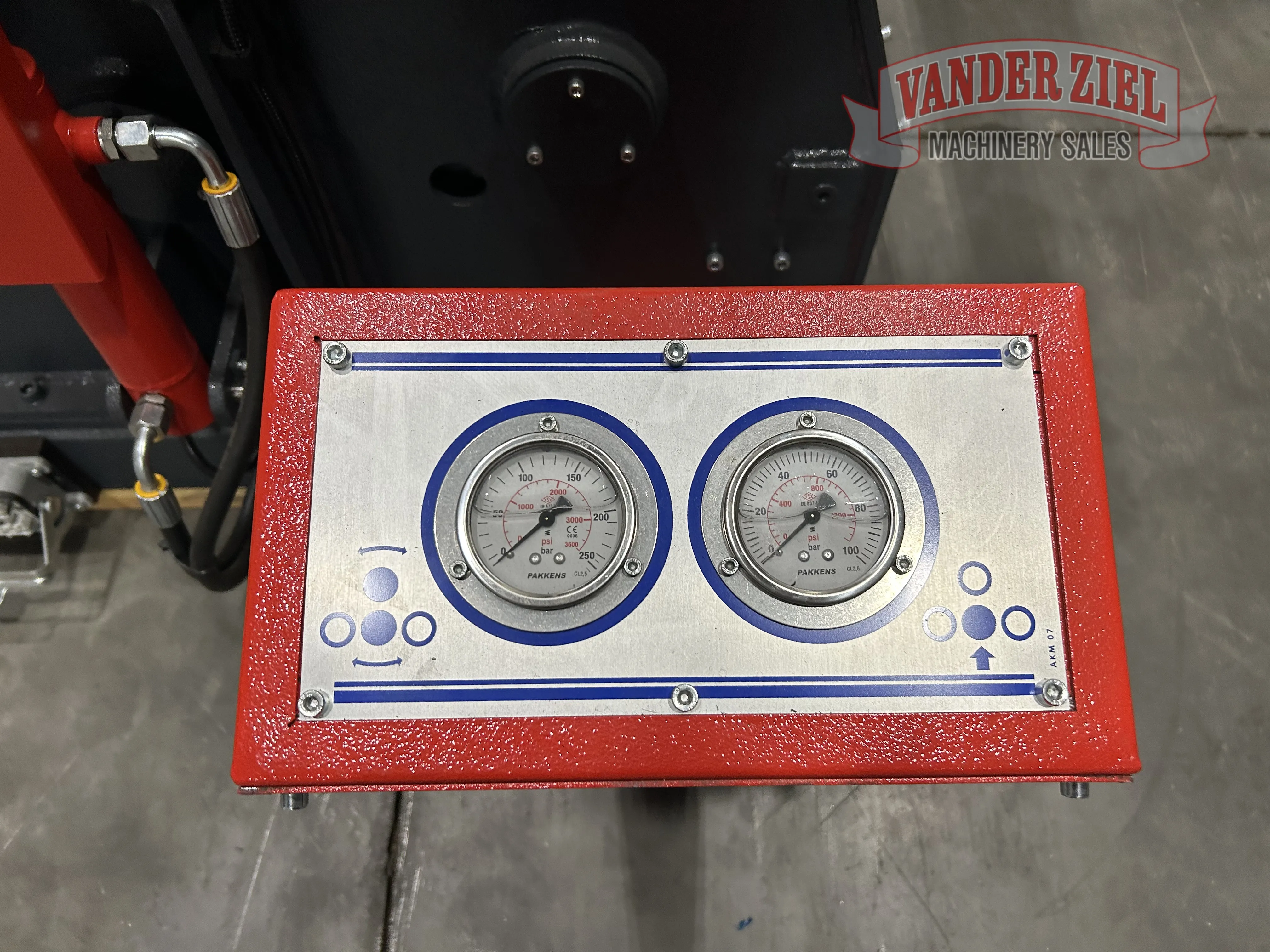 Akyapak 5' x 1/4" Four Roll Hydraulic Plate Bending Roll with Top and Side Supports, Model AHS 15/04 - NEW - Prefetch Image 36169