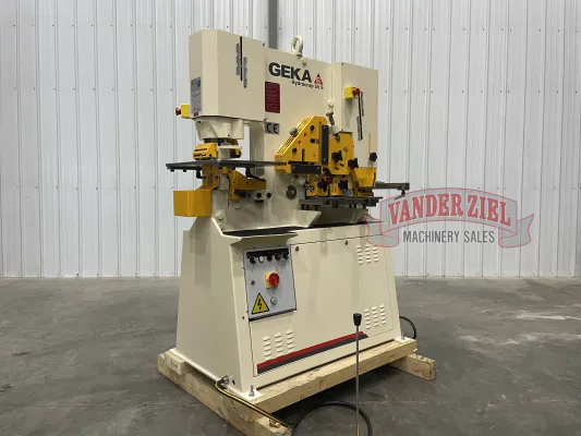 Geka 55 Ton Dual Ironworker, Hydracrop 55S - NEW - Gallery Thumbnail 1