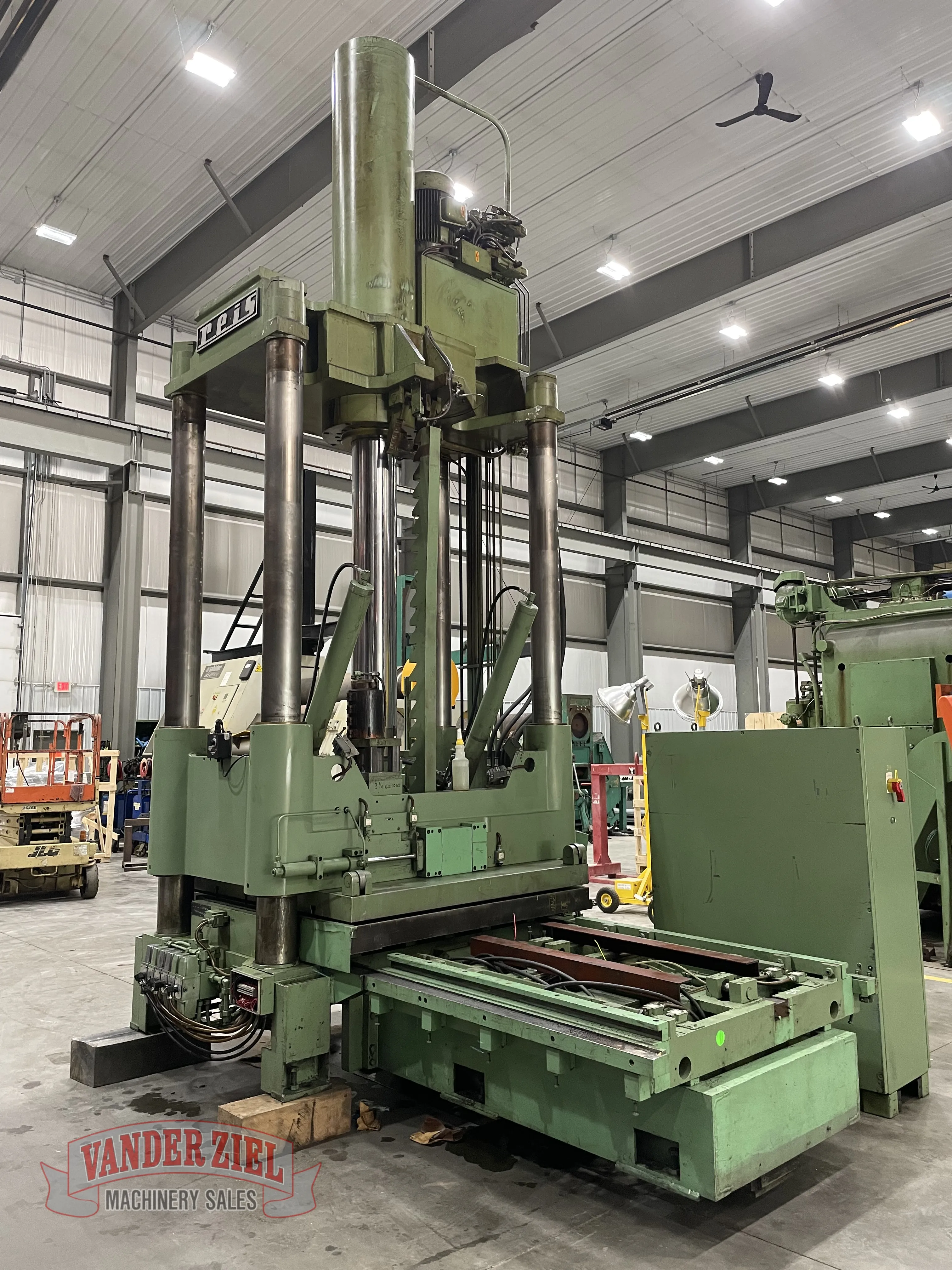 Reis 220 Ton Four Post Spotting Press, Model TUS160-OK - Prefetch Image 36704