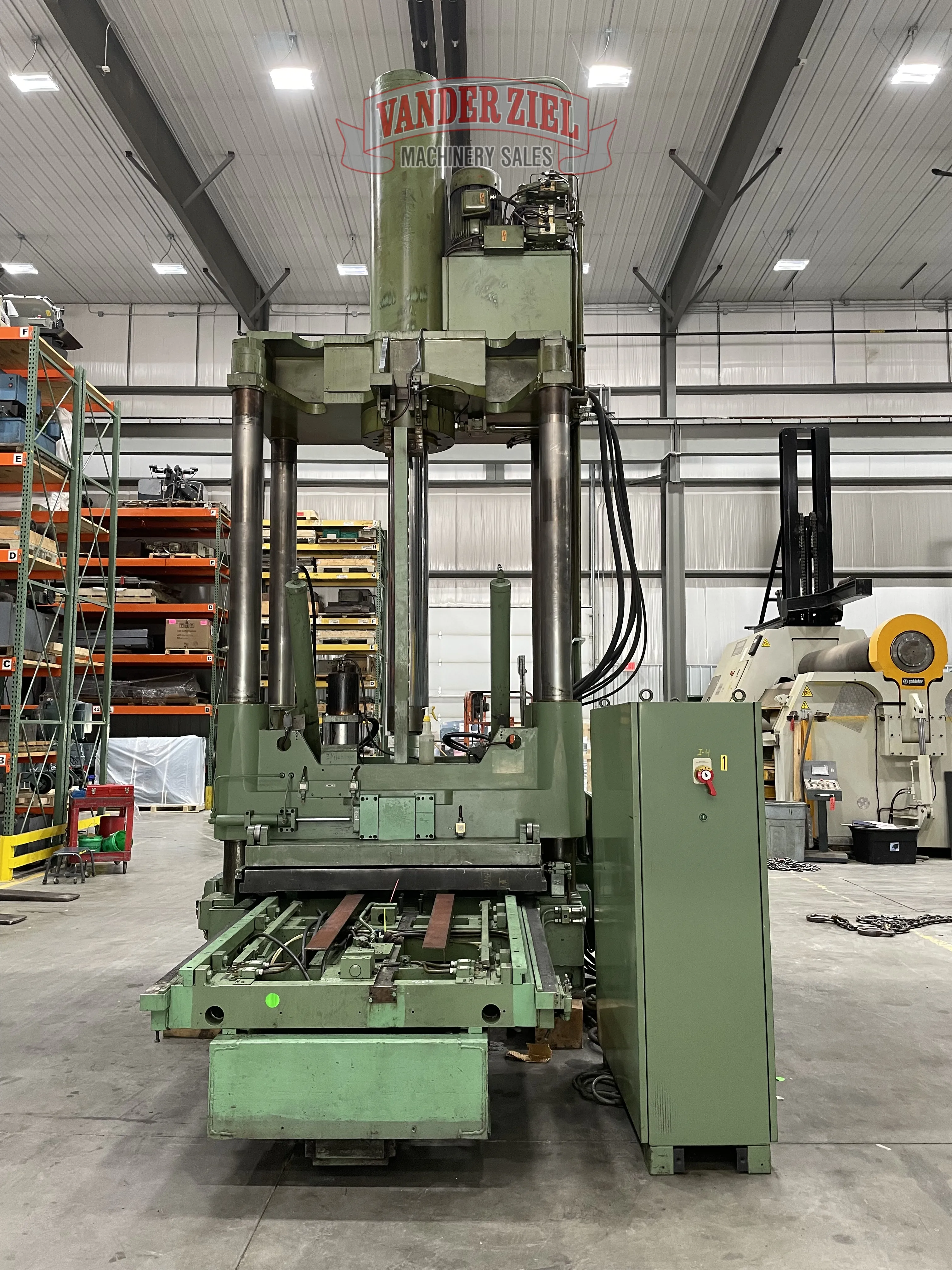 Reis 220 Ton Four Post Spotting Press, Model TUS160-OK - Prefetch Image 36706