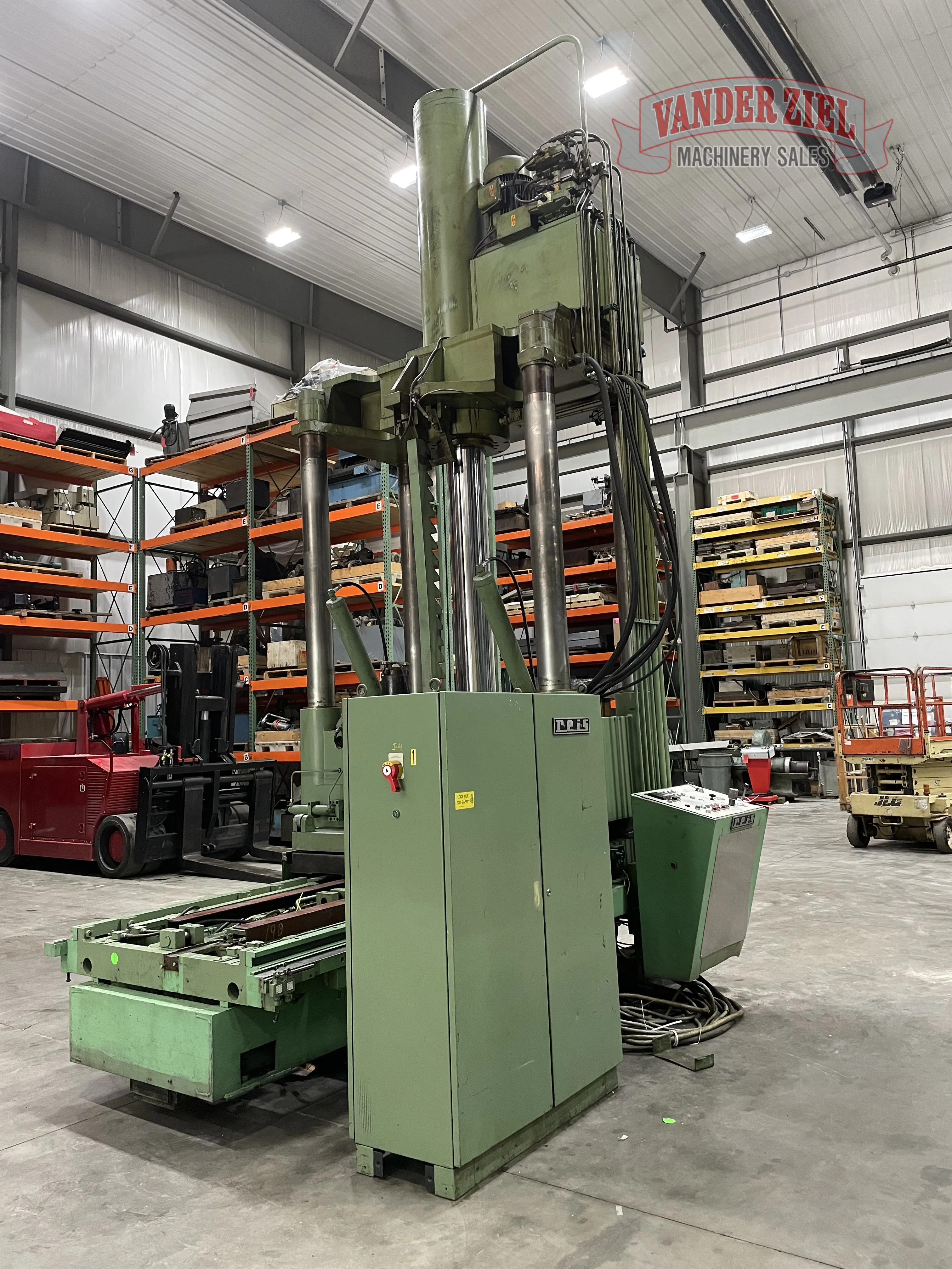 Reis 220 Ton Four Post Spotting Press, Model TUS160-OK - Prefetch Image 36707