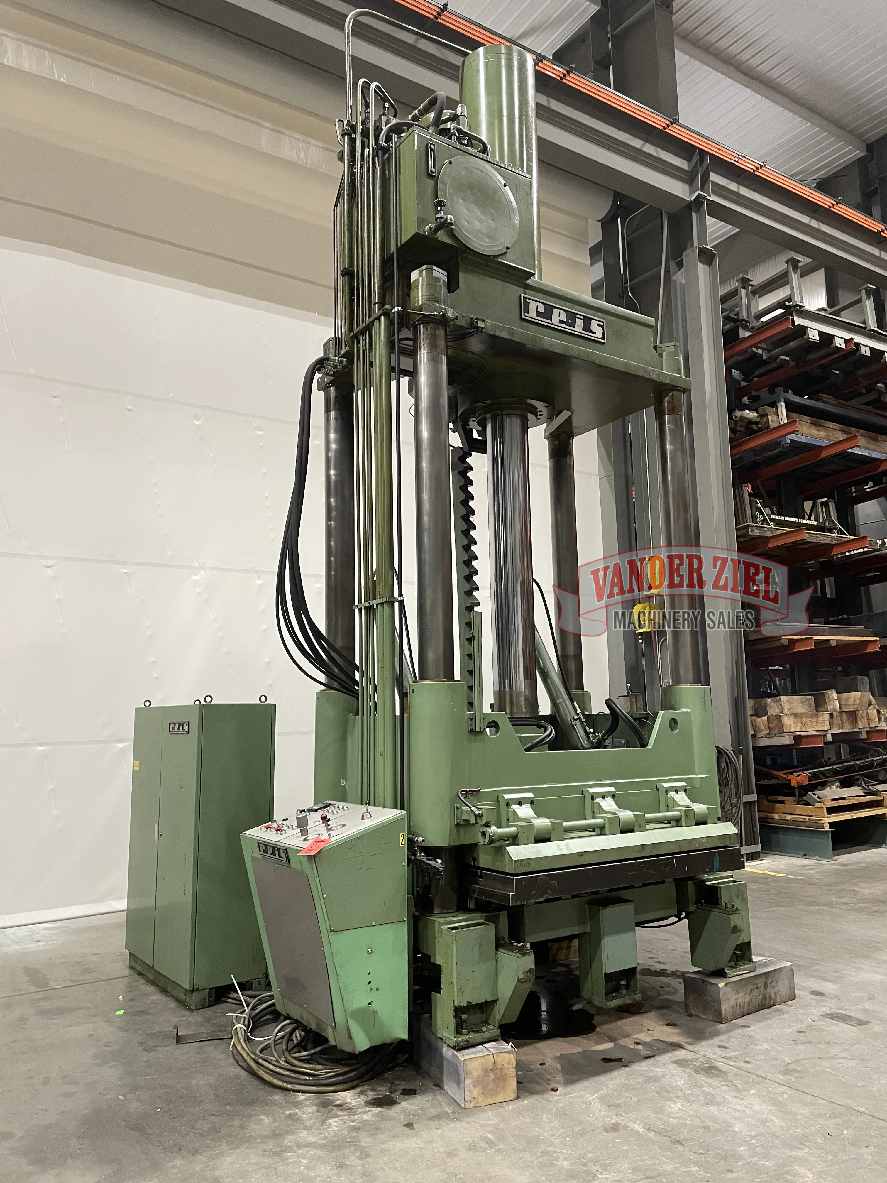 Reis 220 Ton Four Post Spotting Press, Model TUS160-OK - Prefetch Image 36711