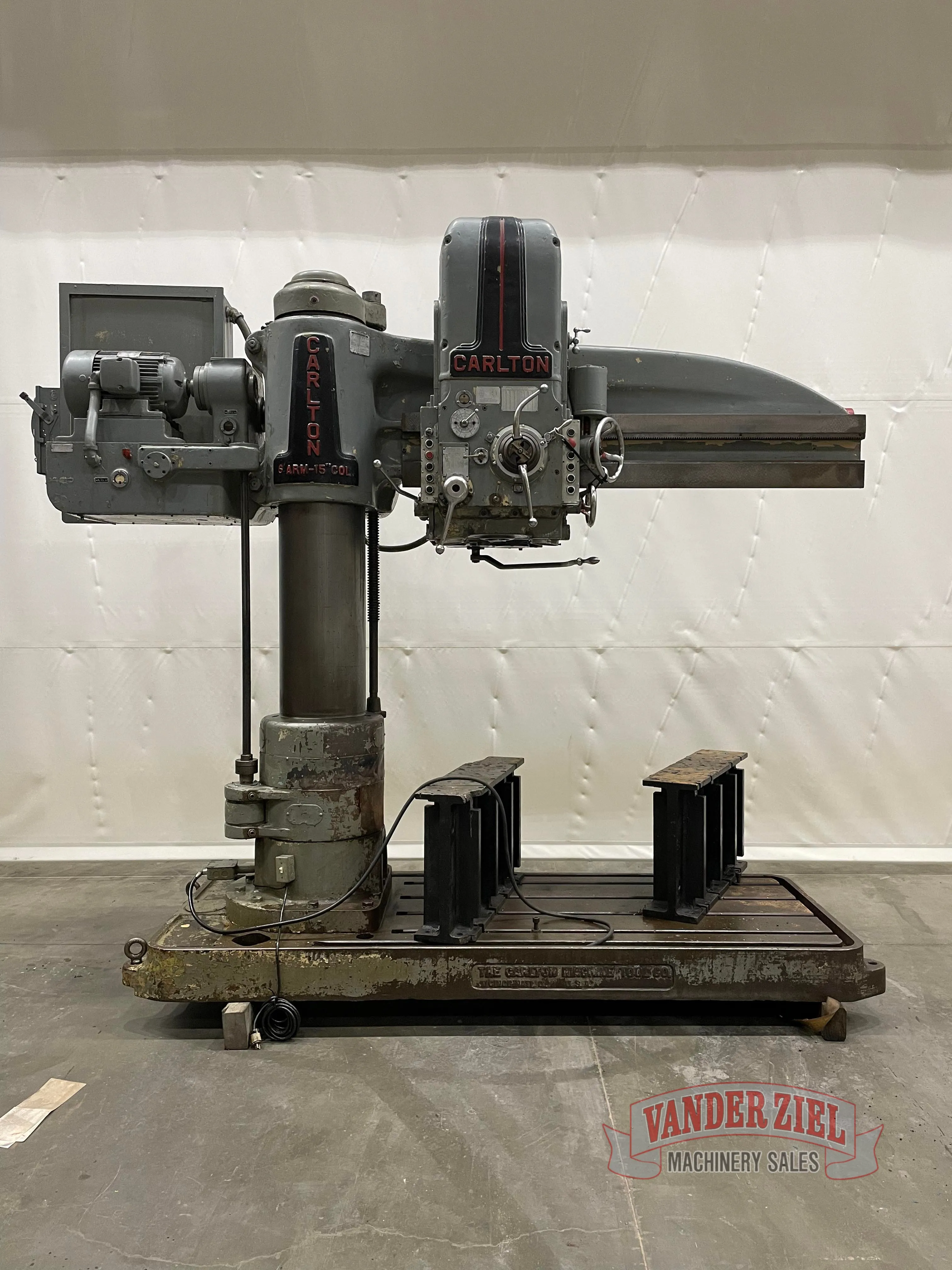 Carlton 6’ x 15” Radial Drill, Model 3A - Main Image 1