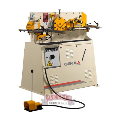 Geka Minicrop 50 Ton Single Cylinder Ironworker - NEW