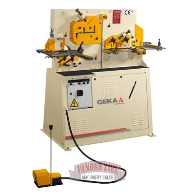 Geka Multicrop 50 Ton Single Cylinder Ironworker - NEW