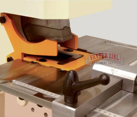 Geka Hydracrop 55/110 60 Ton Dual Cylinder Ironworker - NEW - Gallery Thumbnail 3