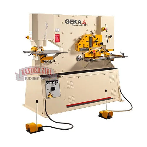 Geka Hydracrop 80/150 88 Ton Dual Cylinder Ironworker - NEW - Main Image 1