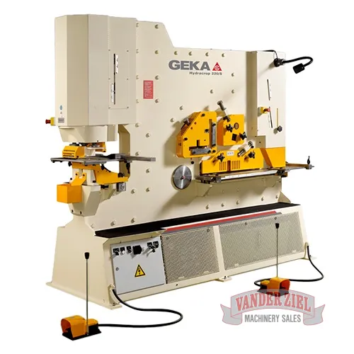 Geka Hydracrop 220/300 240 Ton Dual Cylinder Ironworker - NEW - Main Image 1