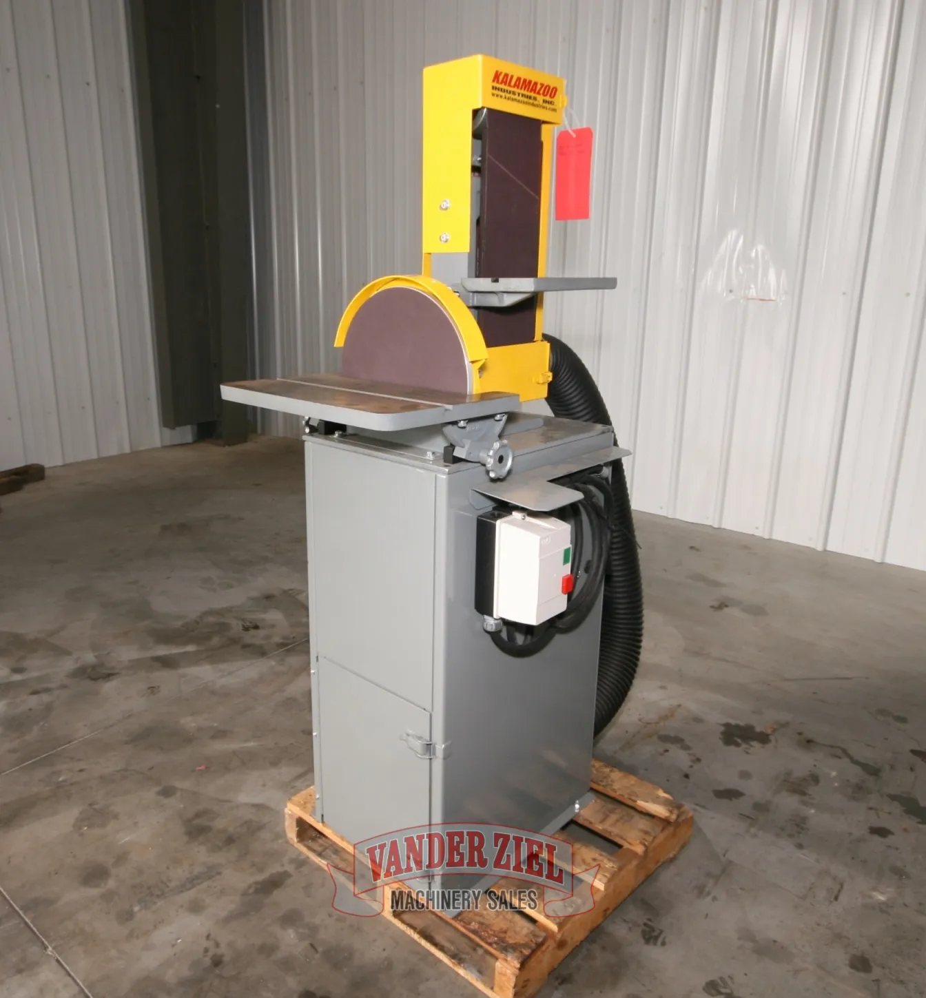 Kalamazoo Industries 6" Belt 12" Disc Combination Sander, Model S612V, 1PH/440V - NEW - Main Image 1