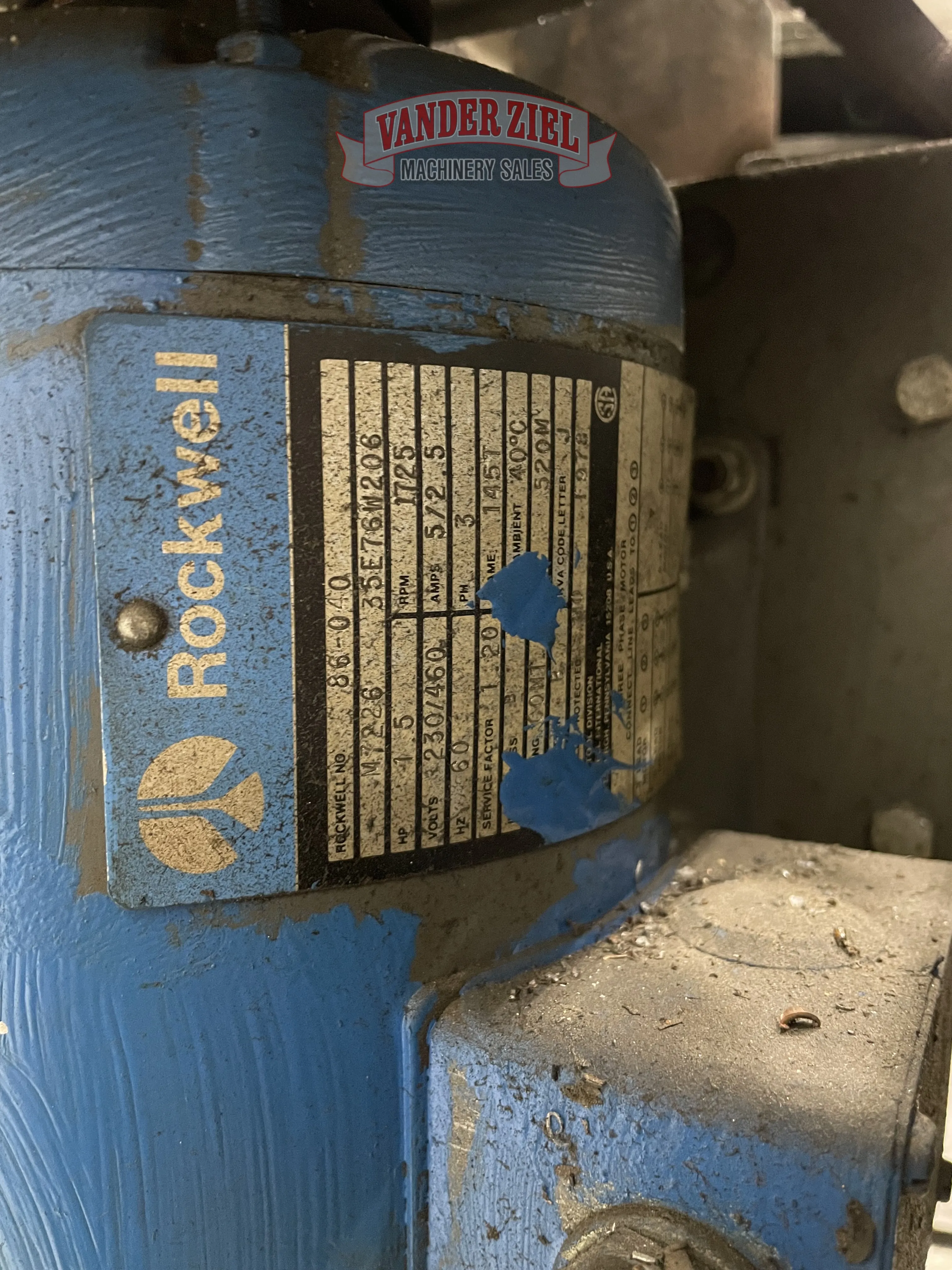 Rockwell Delta 20” Drill Press, Model 70-6X0 - Prefetch Image 37221