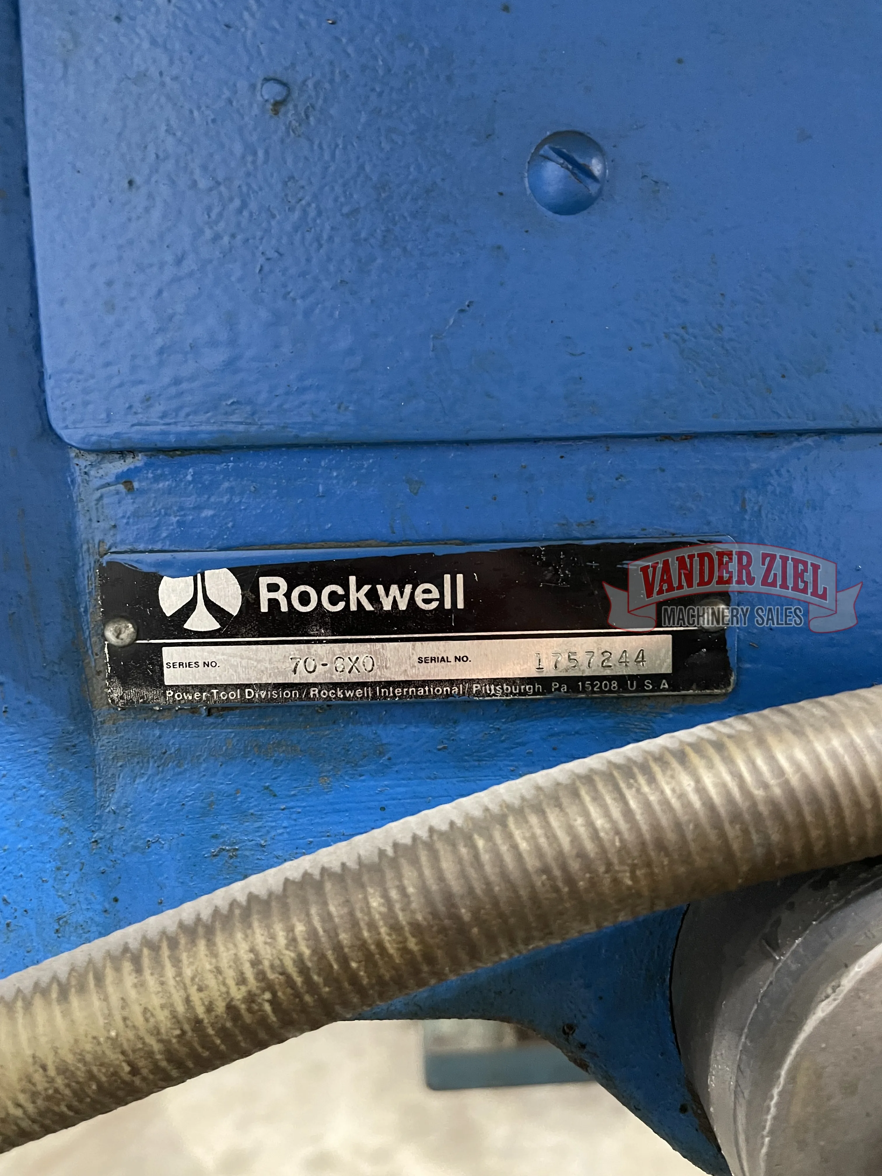 Rockwell Delta 20” Drill Press, Model 70-6X0 - Prefetch Image 37222