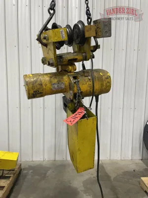 Budgit 3 Ton Chain Hoist with Trolley - Gallery Thumbnail 6