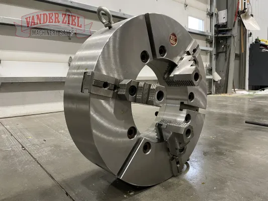 BTC 25" Three Jaw Manual Chuck, 12.5" Bore - NEW - Gallery Thumbnail 2