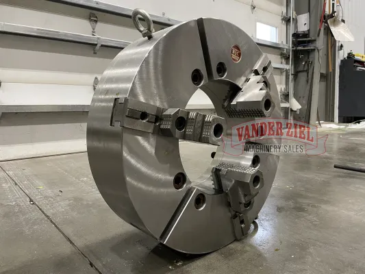 BTC 25" Three Jaw Manual Chuck, 12.5" Bore - NEW - Gallery Thumbnail 2