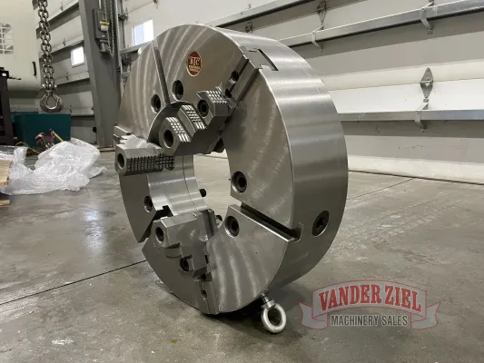 BTC 25" Three Jaw Manual Chuck, 12.5" Bore - NEW - Gallery Thumbnail 3