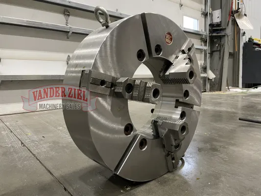 BTC 25" Three Jaw Manual Chuck, 12.5" Bore - NEW - Gallery Thumbnail 2