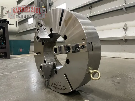 Samchully 24" Three Jaw Scroll Chuck, 10.8" Bore - NEW - Gallery Thumbnail 2