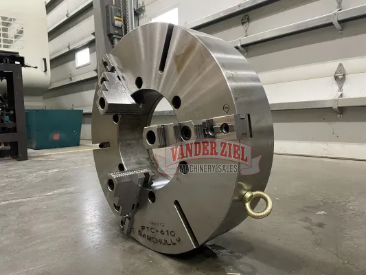 Samchully 24" Three Jaw Scroll Chuck, 10.8" Bore - NEW - Gallery Thumbnail 2