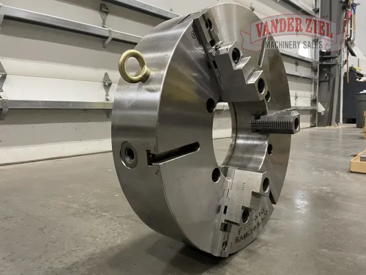 Samchully 24" Three Jaw Scroll Chuck, 10.8" Bore - NEW - Gallery Thumbnail 3