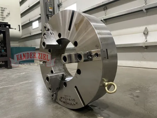 Samchully 24" Three Jaw Scroll Chuck, 10.8" Bore - NEW - Gallery Thumbnail 2
