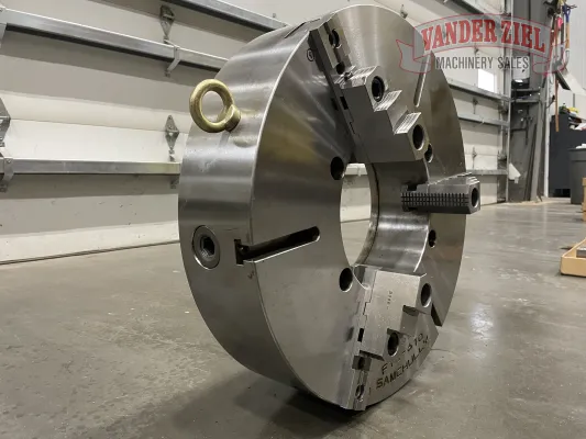 Samchully 24" Three Jaw Scroll Chuck, 10.8" Bore - NEW - Gallery Thumbnail 3