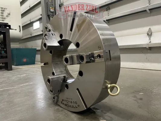 Samchully 24" Three Jaw Scroll Chuck, 10.8" Bore - NEW - Gallery Thumbnail 2