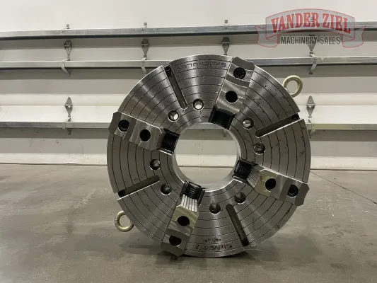 Samchully 25” Four Jaw Scroll Chuck, 8 1/2" Bore - NEW