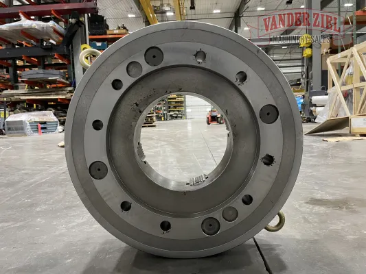 Samchully 25” Four Jaw Scroll Chuck, 8 1/2" Bore - NEW - Gallery Thumbnail 6