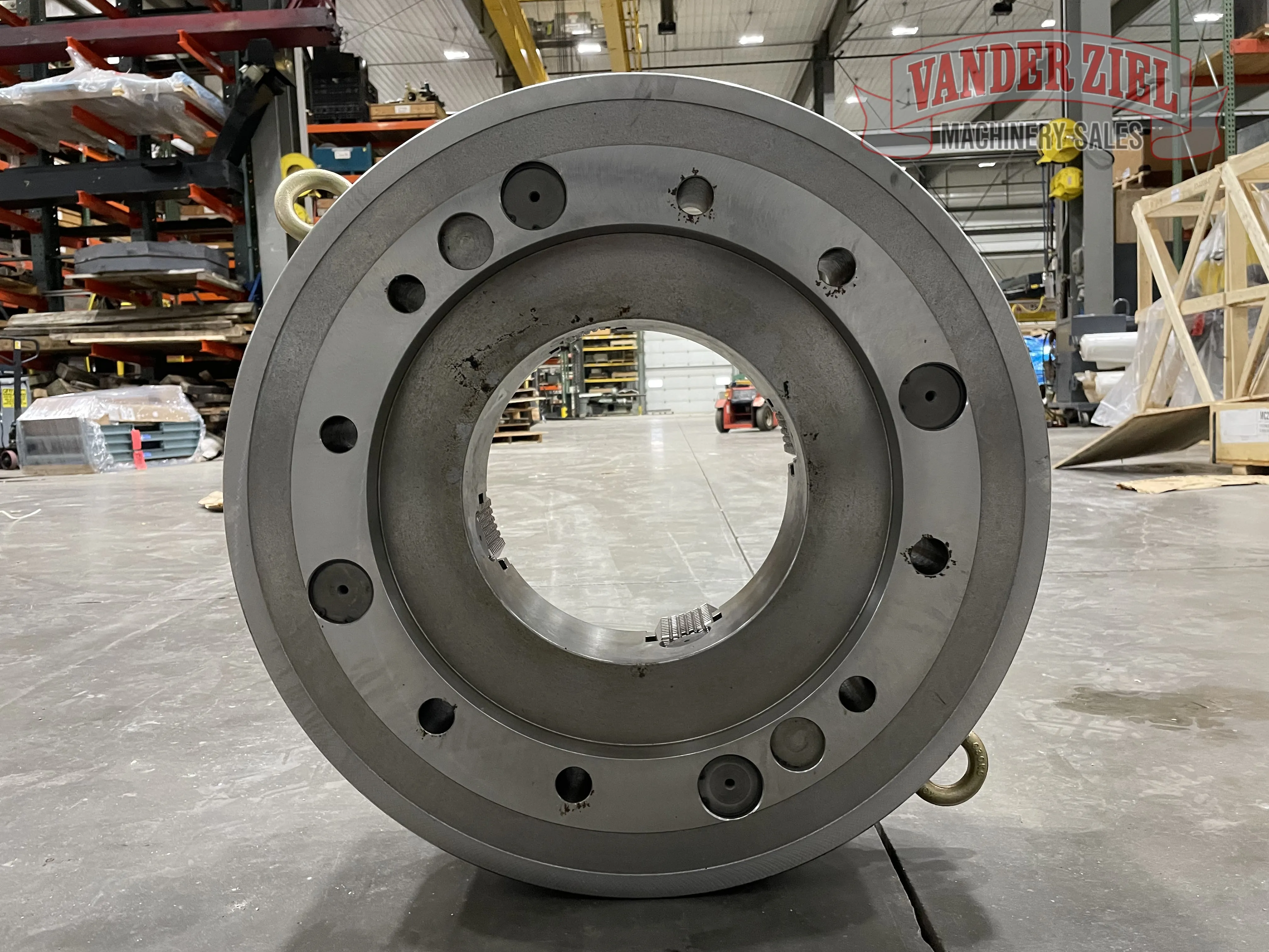 Samchully 25” Four Jaw Scroll Chuck, 8 1/2" Bore - NEW - Prefetch Image 37727
