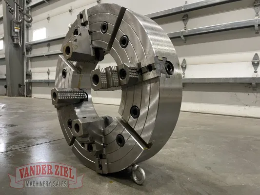 BTC 25" Four Jaw Manual Chuck, 12.5" Bore - NEW - Gallery Thumbnail 3